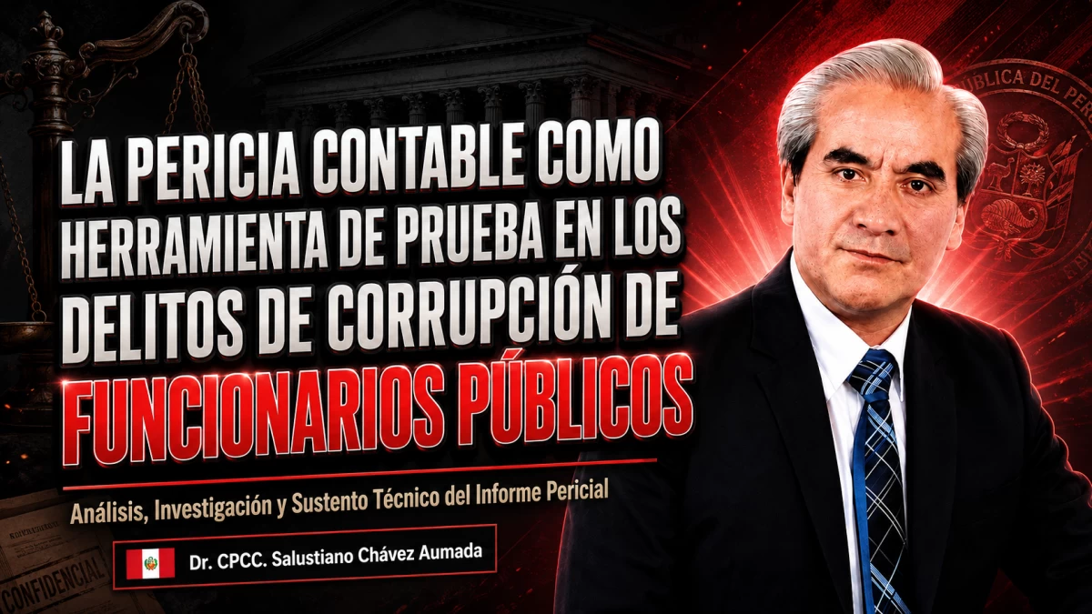 La Pericia Contable como Herramienta de Prueba en los Delitos de Corrupción de Funcionarios Públicos: Análisis, Investigación y Sustento Técnico del Informe Pericial