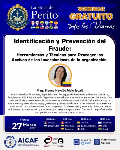 Identificación y Prevención del Fraude: Herramientas y Técnicas para Proteger los Activos de los Inversionistas de la organización.